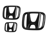 For  Logo XRV 2017 2018 2019 2021 Carbon Fiber ABS Car Front Grille Rear Trunk Steering Wheel Emblem Sticker Accessories