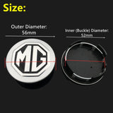 4pcs/set 56mm MG Logo ABS Car Wheel Hub Center Caps Covers