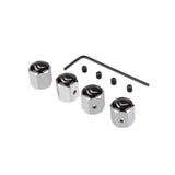 4pcs/set Citroen DS Stainless Steel Car Tire Valve Caps Auto Dust Proof Wheel Tyre Covers