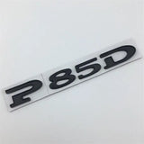 Tesla P75D P85D P90D P100D Letter Metal Car Rear Sticker Decal Emblem Badge