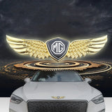 MG Metal Wings Car Front Sticker Emblem Badge Decal