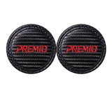 2pcs/set Toyota Allion Axio Premio Carbon Fiber Car Water Coaster Non-slip Mat