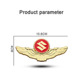 Suzuki Metal Wings Car Rear Sticker Auto Window Emblem Badge Decal