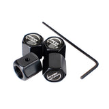 4pcs/set Nissan Nismo GTR Anti-Theft Car Air Valve Stem Cap Auto Tyre Valve Covers