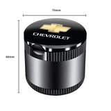Chevrolet Corvette Metal Car Ash Tray Auto Ashtray Cigarette Holder Box with LED Light