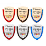 Cadillac Metal Shield Car Rear Sticker Auto Window Emblem Badge Decal