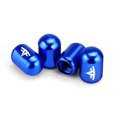 4pcs/set Tesla Car Air Valve Stem Cap Anti Dirty Tyre Valve Covers