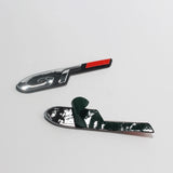 Peugeot Letter GT Logo ABS Car Rear Sticker Auto Body Fender Side Emblem Badge Decal