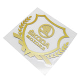 Skoda Shield Car Rear Sticker Auto Window Emblem Badge Decal
