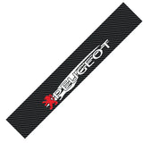 130x21cm Peugeot Car Front Trunk Windshield Sunshade Sticker Decal