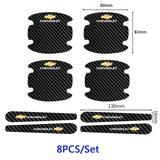 Chevrolet Carbon Fiber Car Door Bowl Handle Anti-collision Protective Stickers Scratches Film