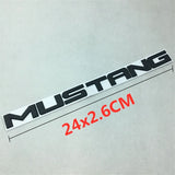 24x2.6cm Ford Mustang Metal Letter Car Trunk Sticker Decal