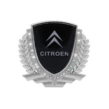 Citroen Metal Diamond Car Rear Sticker Trunk Emblem Badge Decal