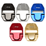 4pcs/set Jeep Cherokee Stainless Steel Car Door Lock Cover Protection