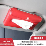Car Styling Tissue Box Paper Holder Cover for Civic Accord CRV HRV Mugen Fit Jazz City Odyssey Jade Inspire Accessories