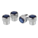 4pcs/set Ford Logo Car Air Valve Stem Caps Auto Tyre Valve Covers