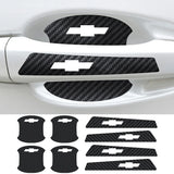 Chevrolet Luminous Carbon Fiber Car Door Bowl Handle Anti-collision Protective Stickers Scratches Film