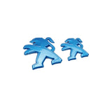 2pcs/set Peugeot 308 408 4008 508L ABS Car Rear Sticker Decal Auto Front Hood Emblem Badge