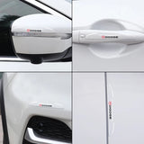 4pcs Dodge Car Door Bumper Strip Anti-collision Protection Sticker