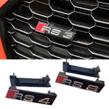 Audi RS3 RS4 RS5 RS6 RS7 SQ3 SQ5 SQ7 ABS Car Front Grill Emblem Badge