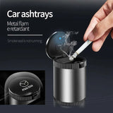 Mazda Metal Car Ash Tray Auto Ashtray Cigarette Holder Box with LED Light