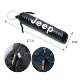 Jeep Carbon Fiber Car Keyring Keychain