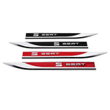 2pcs/set SEAT Metal Car Fender Side Sticker Emblem Badge Decal