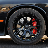 63mm Dodge SRT Logo Car Wheel Hub Center Caps Covers