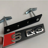 Audi S3 S4 S5 S6 S7 S8 RS3 RS4 RS5 RS6 RS7 RS8 SQ3 SQ5 SQ7 Car Front Grill Emblem Badge