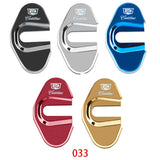 4pcs/set Cadillac Stainless Steel Car Door Lock Cover Protection