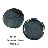 4pcs/set 56/64mm Jeep ABS Car Wheel Hub Center Caps Covers