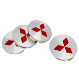 4pcs/set 54mm/58mm/60mm Mitsubishi Car Wheel Center Hub Caps Hub Covers