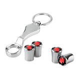 4pcs/set Suzuki Logo Car Air Valve Stem Caps Auto Tyre Valve Covers