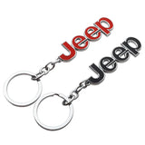 Jeep 4x4 4WD Logo Metal Car Key Rings Keychain Pendant