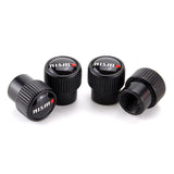 4pcs/set Nissan Nismo GTR Logo Car Air Valve Stem Caps Auto Tyre Valve Covers