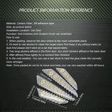 4pcs/set Renault Carbon Fiber Car Door Anti-Scratch Sticker Door Side Protection Bumper Strips