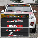 130x21cm Suzuki Car Front Trunk Windshield Sunshade Sticker Decal