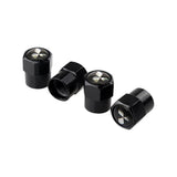 4pcs/set Mitsubishi Ralliart Car Air Valve Stem Cap Auto Tyre Valve Covers