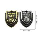 MG Shield Carbon Fiber Car Rear Sticker Window Emblem Badge Decal