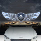 Citroen Metal Wings Car Front Sticker Emblem Badge Decal