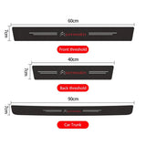 Citroen Carbon Fiber Car Door Threshold Scratch Proof Sticker Decal