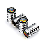 4pcs/set Cadillac Car Wheel Tire Air Covers Dust Proof Tire Valve Caps