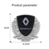 Renault Metal Diamond Car Rear Sticker Trunk Emblem Badge Decal