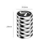 4pcs/set Infiniti Car Wheel Tire Air Covers Dust Proof Tire Valve Caps