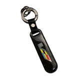 Cadillac Carbon Fiber Car Logo Keychain Keyring
