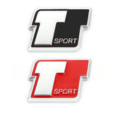 Car Sticker T Sport Stickers Emblem Badge Rear Trunk Decals for RAV4 Corolla Prado Tundra Highlander Hiace Venza Camry