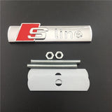 Audi Sline Logo Metal Car Front Grille Emblem Badge