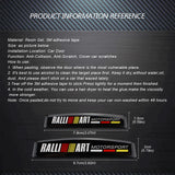 Mitsubishi Ralliart Car Door Protection Sticker Anti-Scratch Decal Bumper Strip