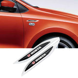 2pcs Honda Logo Metal Car Sider Fender Sticker Emblem Badge
