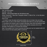 2PCS Mazda Metal Car Rear Sticker Shield Trunk Emblem Badge Decal